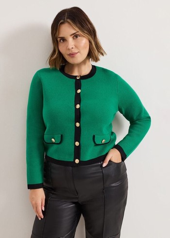 Phase Eight Tazted Knitwear Green Canada | CNZPHX-678